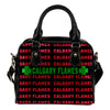 Colorful Calgary Flames Stunning Letters Shoulder Handbags