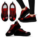 Cute Cupid Angel Background Central Michigan Chippewas Sneakers