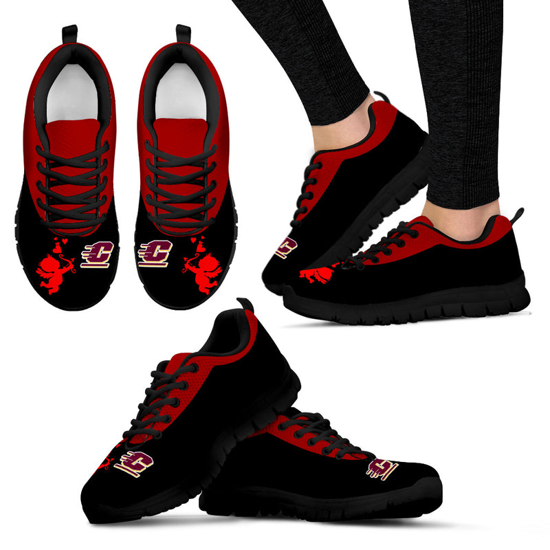 Cute Cupid Angel Background Central Michigan Chippewas Sneakers
