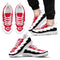 Custom Printed Cincinnati Reds Sneakers Jagged Saws Creative Draw