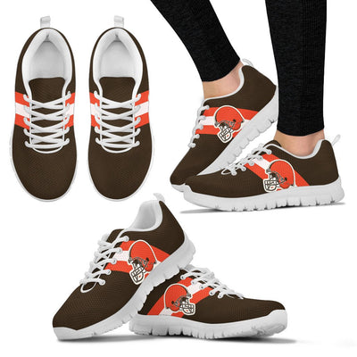 Three Colors Vertical Cleveland Browns Sneakers