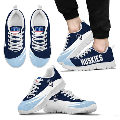 Awesome Gift Logo Connecticut Huskies Sneakers