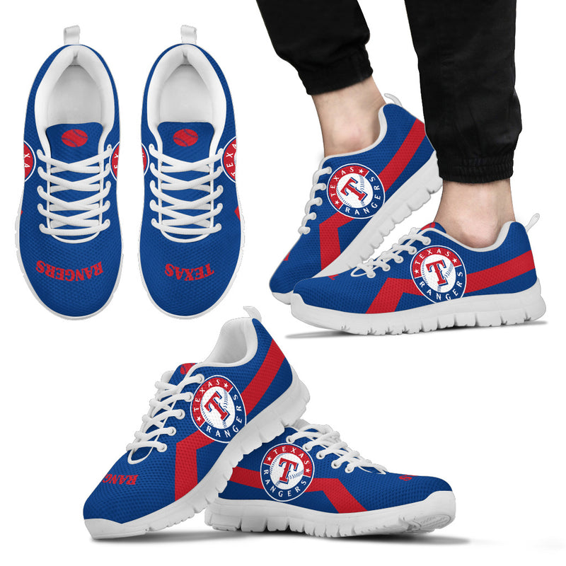 Texas Rangers Line Logo Sneakers