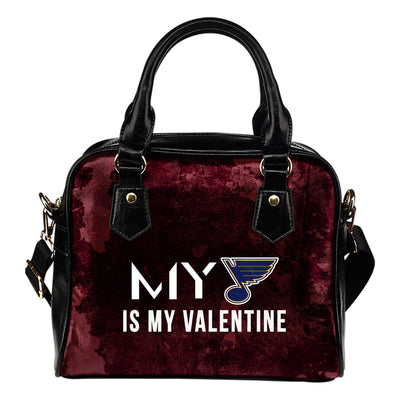 My Perfectly Love Valentine Fashion St. Louis Blues Shoulder Handbags