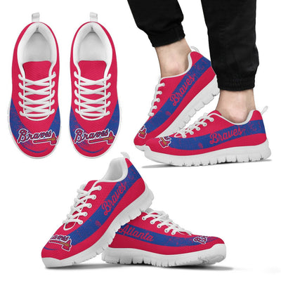 Cool Line Logo Atlanta Braves Sneakers