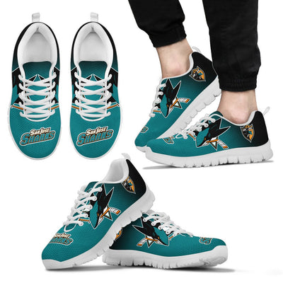 Colorful Unofficial San Jose Sharks Sneakers