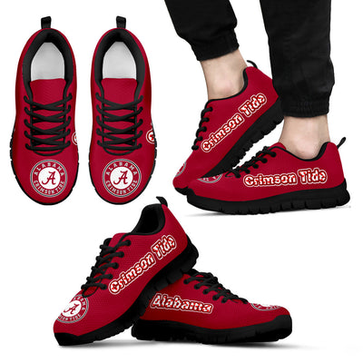 Magnificent Alabama Crimson Tide Amazing Logo Sneakers