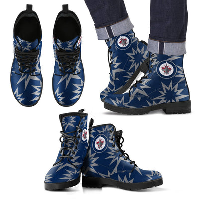 Dizzy Motion Logo Winnipeg Jets Boots