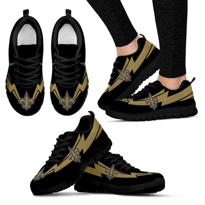 Three Amazing Good Line Charming Logo New Orleans Saints Sneakers