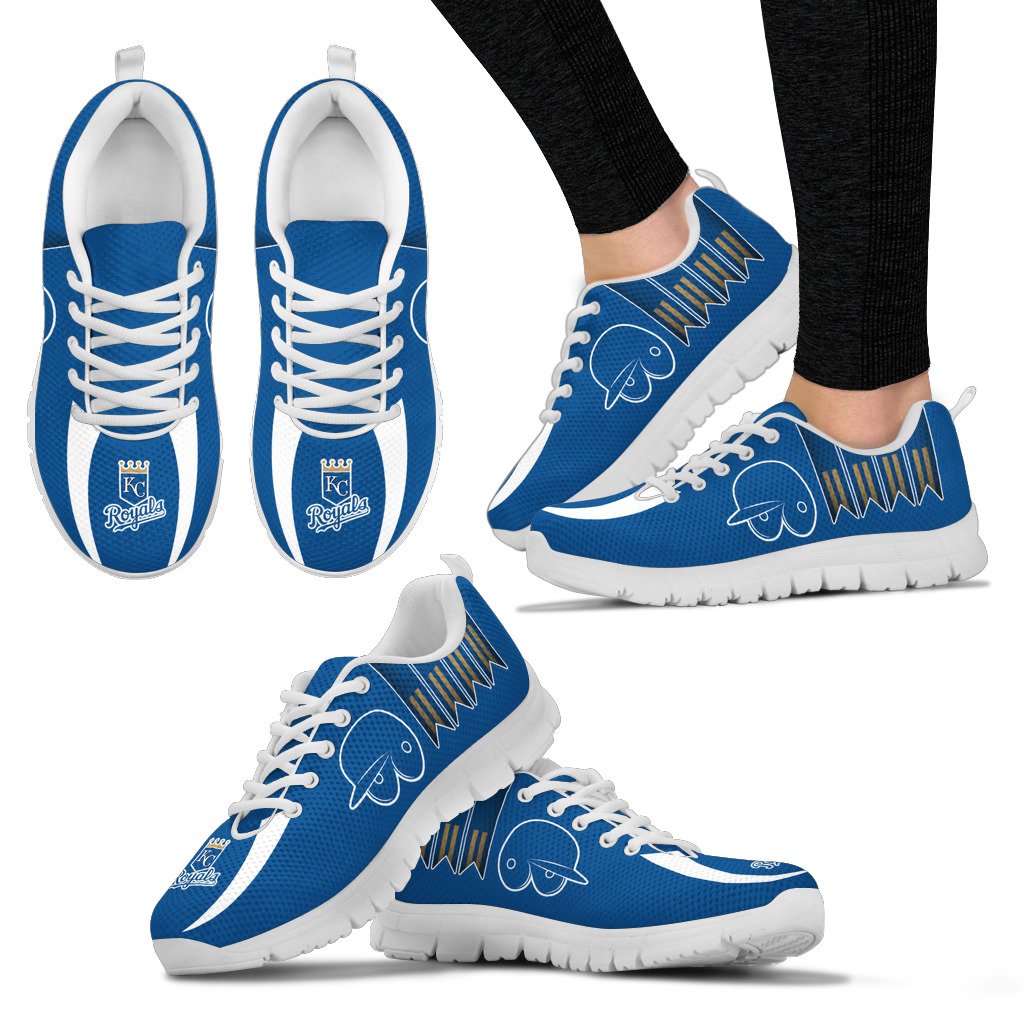 Vintage Four Flags With Streaks Kansas City Royals Sneakers