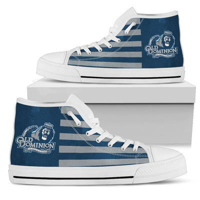 American Flag Old Dominion Monarchs High Top Shoes