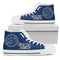 Circle Logo Tampa Bay Lightning High Top Shoes