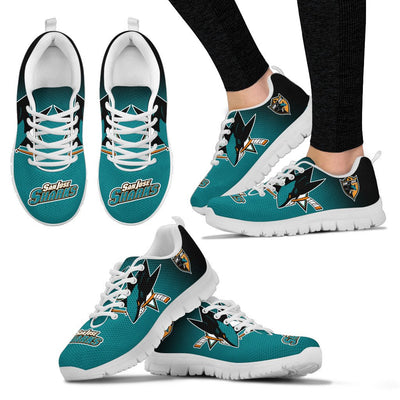 Colorful Unofficial San Jose Sharks Sneakers