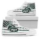 Flag Rugby New York Jets High Top Shoes