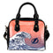 Enormous Wave Fancy Logo Tampa Bay Lightning Shoulder Handbags
