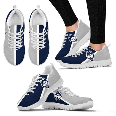 Dynamic Aparted Colours Beautiful Logo Connecticut Huskies Sneakers