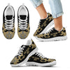 Tribal Flames Pattern New Orleans Saints Sneakers