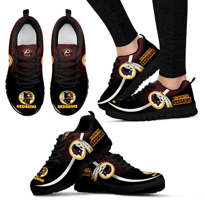 Mystery Straight Line Up Washington Redskins Sneakers