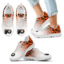 Cool Philadelphia Flyers Sneakers Leopard Pattern Awesome