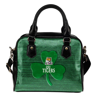 Big Lucky Leaf With Nice LSU Tigers Shoulder Handbags