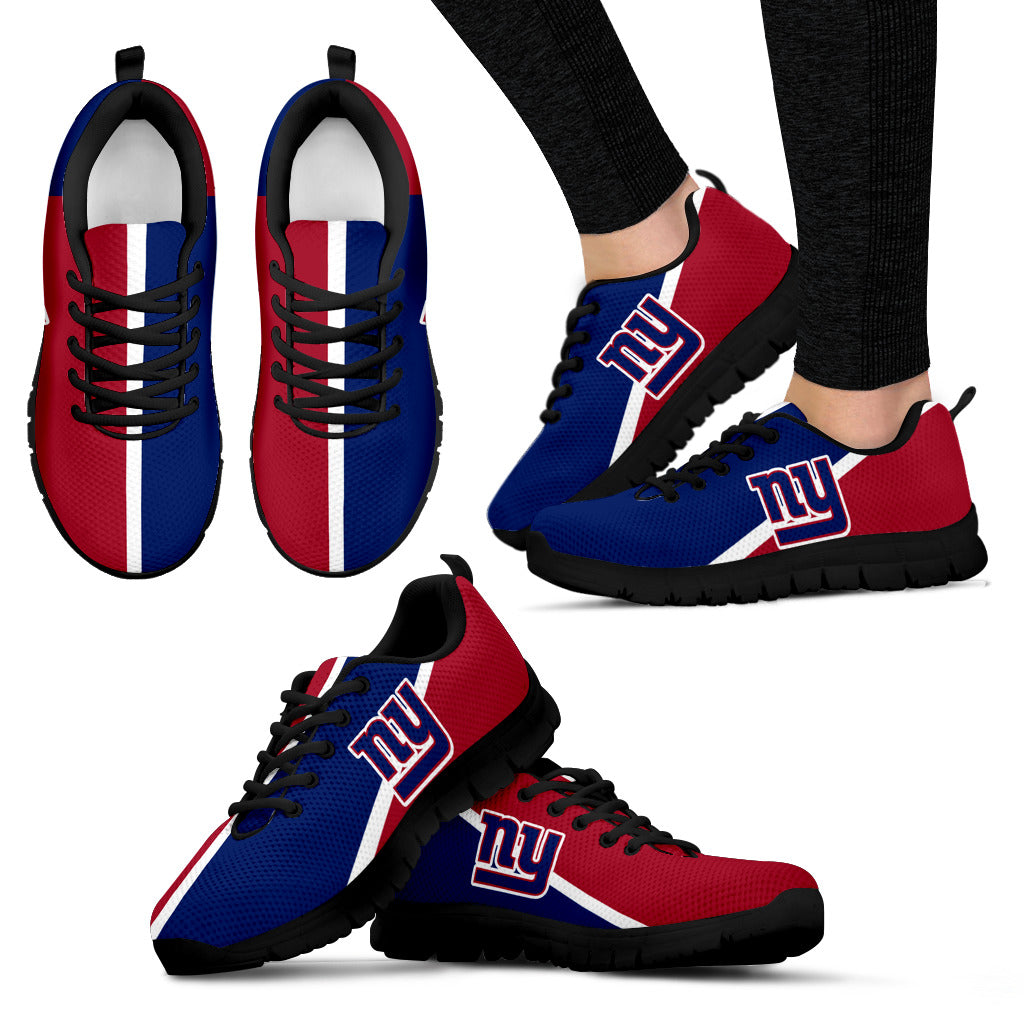 Dynamic Aparted Colours Beautiful Logo New York Giants Sneakers