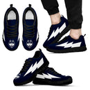 Nice Style Connecticut Huskies Sneakers Thunder Lightning Amazing Logo