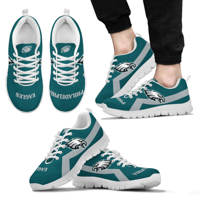 Philadelphia Eagles Line Logo Sneakers