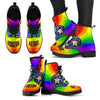 Colorful Rainbow Houston Astros Boots