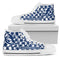 Puzzle Logo With Tampa Bay Lightning High Top Shoes