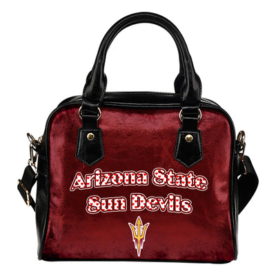 Love Icon Mix Arizona State Sun Devils Logo Meaningful Shoulder Handbags