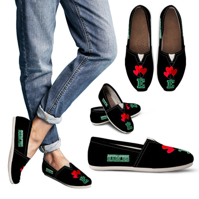 Lovely Heart Balloon Beautiful Logo Eastern Michigan Eagles Casual Shoes