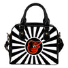 Central Awesome Paramount Luxury Baltimore Orioles Shoulder Handbags