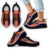 Vintage Color Flag Chicago Bears Sneakers