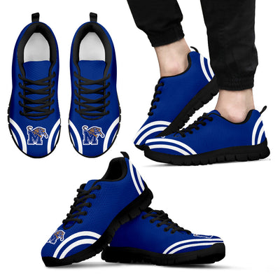 Lovely Curves Stunning Logo Icon Memphis Tigers Sneakers