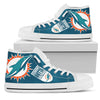 Straight Outta Miami Dolphins High Top Shoes