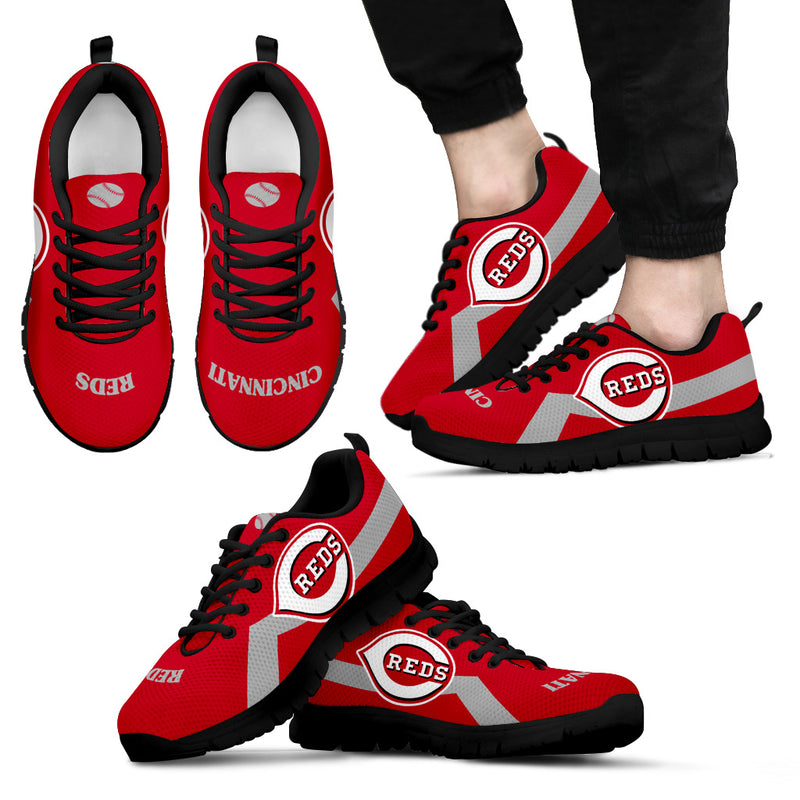 Cincinnati Reds Line Logo Sneakers