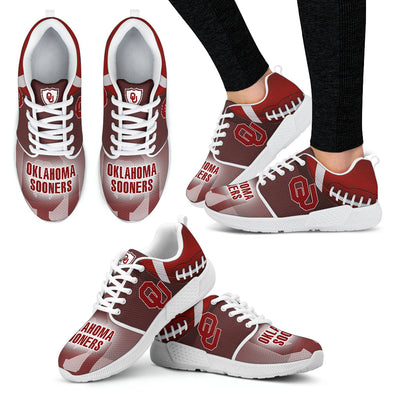 Special Oklahoma Sooners Running Sneakers For Football Fan