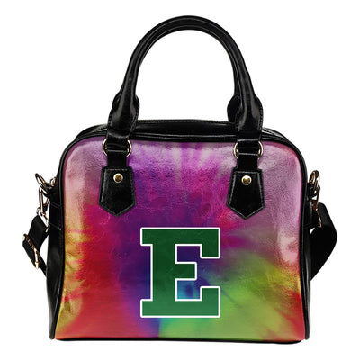 Rainbow Dynamic Mix Colours Gorgeous Eastern Michigan Eagles Shoulder Handbags