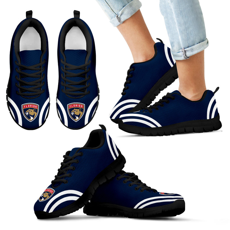 Lovely Curves Stunning Logo Icon Florida Panthers Sneakers