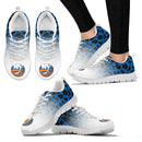 Custom Printed New York Islanders Sneakers Leopard Pattern Awesome