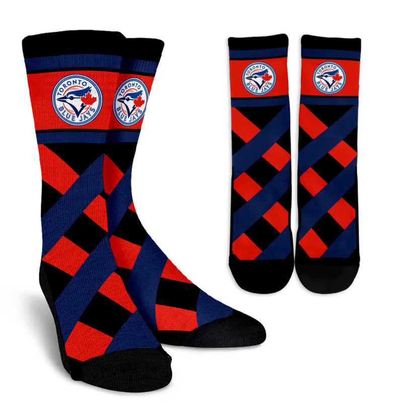 Sports Highly Dynamic Beautiful Toronto Blue Jays Crew Socks