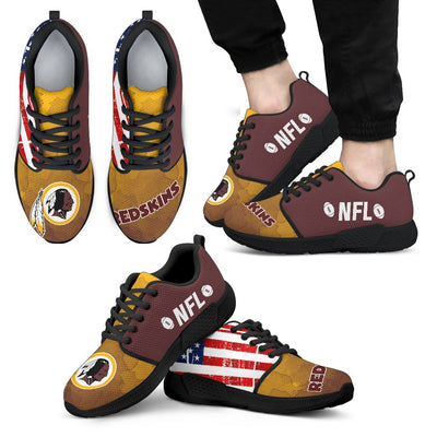 Simple Fashion Washington Redskins Shoes Athletic Sneakers