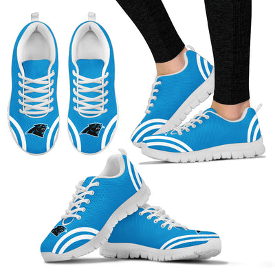 Lovely Curves Stunning Logo Icon Carolina Panthers Sneakers