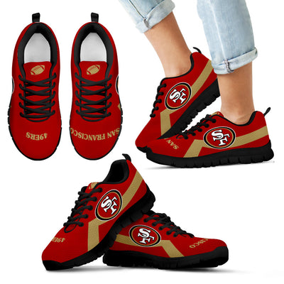 San Francisco 49ers Line Logo Sneakers