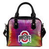 Rainbow Dynamic Mix Colours Gorgeous Ohio State Buckeyes Shoulder Handbags