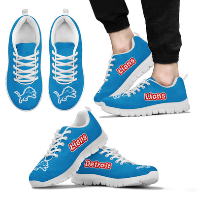 Magnificent Detroit Lions Amazing Logo Sneakers