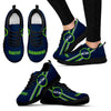 Fall Of Light Seattle Seahawks Sneakers