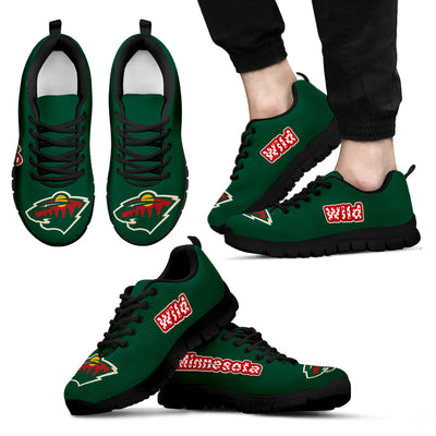 Magnificent Minnesota Wild Amazing Logo Sneakers