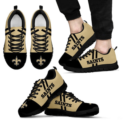 Line Stripe Logo Bottom New Orleans Saints Sneakers