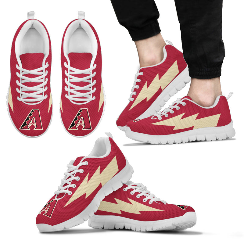 Pretty Arizona Diamondbacks Sneakers Thunder Lightning Amazing Logo